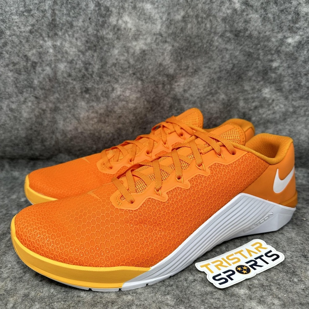 Nike Metcon 5 Shoes Mens Size 15 Orange Training CrossFit Hyperlift AQ1189-890